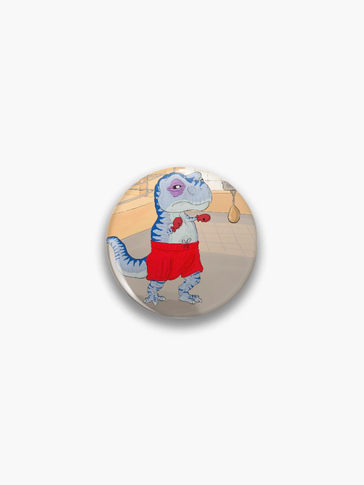 Thumbnail 1 of 3, Pin, Bad Boxer designed and sold by Raulworks.