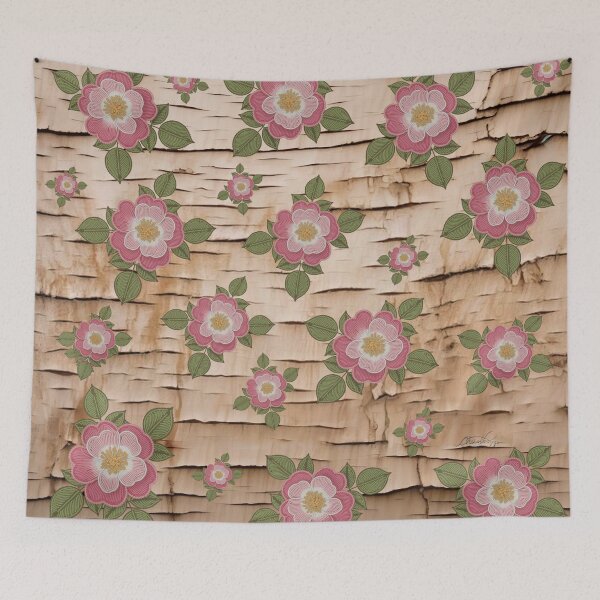 Item preview, BIRCH FLOWERS designed and sold by Wild Thunderbird.