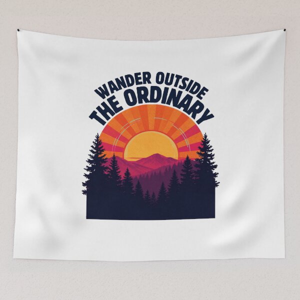Item preview, Wander Outside The Ordinary designed and sold by ShadesofHappy.