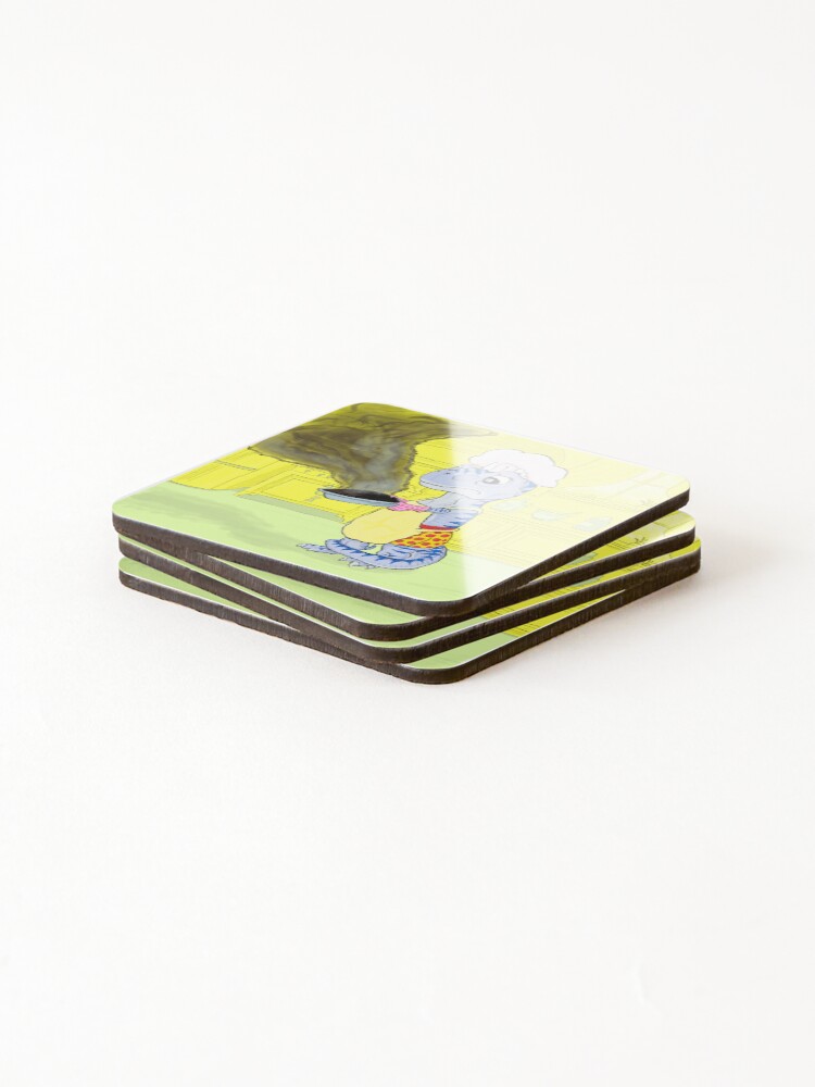 Thumbnail 4 of 5, Coasters (Set of 4), Can't Cook designed and sold by Raulboy.
