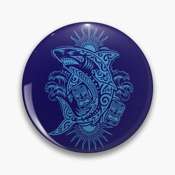 Item preview, Tiki Shark Art designed and sold by Greenbaby.