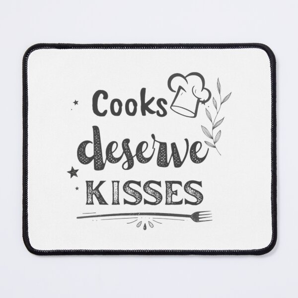Item preview, Cooks Deserve Kisses Cute Chef Shirt designed and sold by BluntLines.