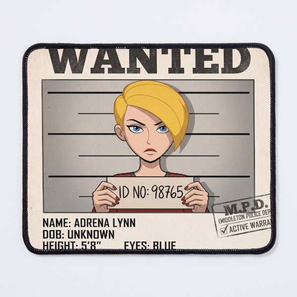 Item preview, Adrena Lynn Wanted Poster Kim Possible Villain designed and sold by N0WUC1.