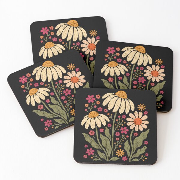 Artikelvorschau, Retro-Wildblumen-Botanischer Blumengarten Vintage-Natur entworfen und verkauft von Moizento.