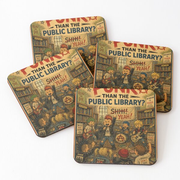 Item preview, WHAT'S MORE PUNK THAN THE PUBLIC LIBRARY? designed and sold by The Turbulent Architect.