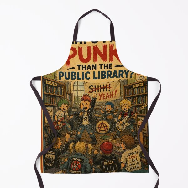 Item preview, WHAT'S MORE PUNK THAN THE PUBLIC LIBRARY? designed and sold by The Turbulent Architect.