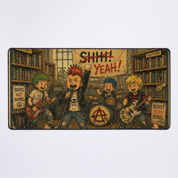 Item preview, WHAT'S MORE PUNK THAN THE PUBLIC LIBRARY? designed and sold by The Turbulent Architect.