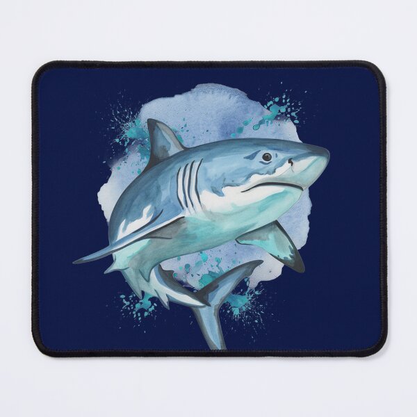 Item preview, Watercolor Shark Art designed and sold by Greenbaby.