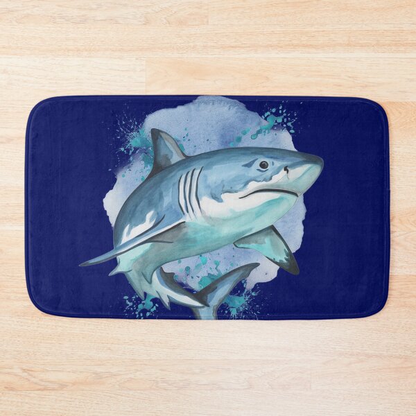Item preview, Watercolor Shark Art designed and sold by Greenbaby.