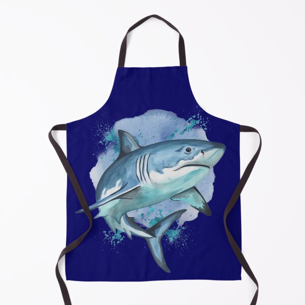 Item preview, Watercolor Shark Art designed and sold by Greenbaby.