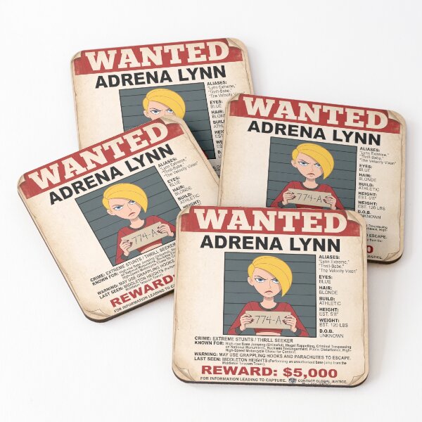 Item preview, Adrena Lynn Wanted Poster Kim Possible Villain designed and sold by N0WUC1.
