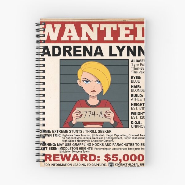 Item preview, Adrena Lynn Wanted Poster Kim Possible Villain designed and sold by N0WUC1.