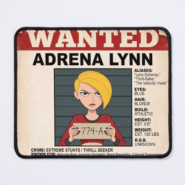 Item preview, Adrena Lynn Wanted Poster Kim Possible Villain designed and sold by N0WUC1.