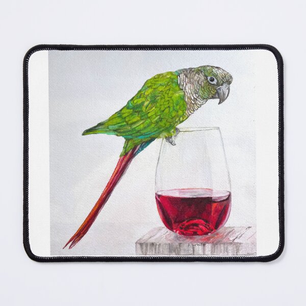 Item preview, Conure Wine Lover designed and sold by jenesaiscluck.