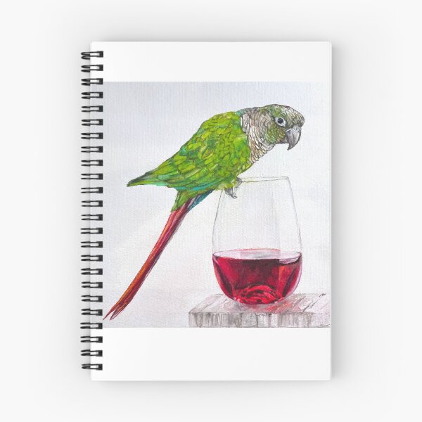 Item preview, Conure Wine Lover designed and sold by jenesaiscluck.