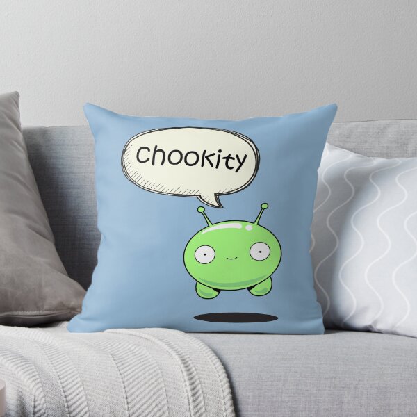 chookity mooncake Throw Pillow