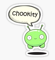 chookity mooncake Sticker