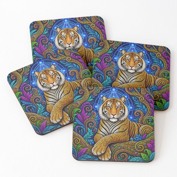Item preview, Lab Visions 134: Psychedelic Tiger Sacred Geometry designed and sold by The Psychedelic Anarchist.