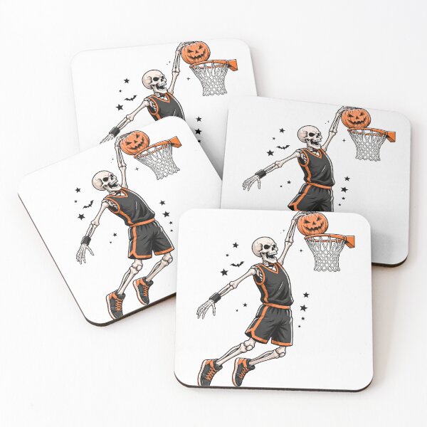 Item preview, Skeleton Dunking Pumpkin Basketball designed and sold by pintartipuduran.