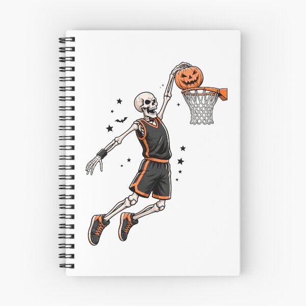 Item preview, Skeleton Dunking Pumpkin Basketball designed and sold by pintartipuduran.