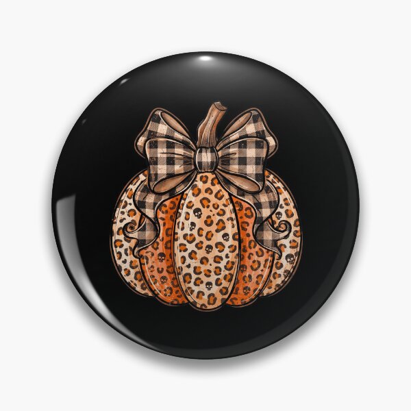 Item preview, Leopard Print Pumpkin with Bow designed and sold by pintartipuduran.