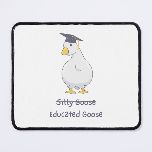 Item preview, Educated Goose with Graduation Cap designed and sold by CarefulCreation.