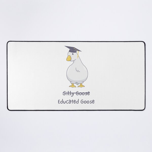 Item preview, Educated Goose with Graduation Cap designed and sold by CarefulCreation.