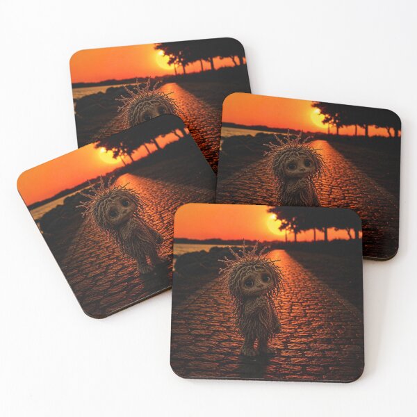 Item preview, Little Forest Spirit Walking at Sunset designed and sold by JUTElCONIC.