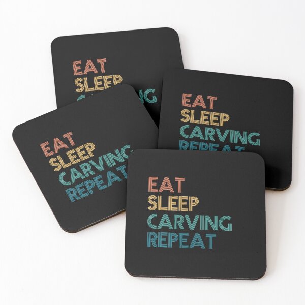 Item preview, Eat Sleep Carving Repeat - Gift For Carving Fans designed and sold by kindxinn.