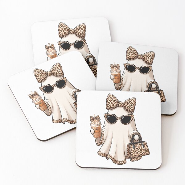 Item preview, Fashionable Ghost with Leopard Accessories designed and sold by pintartipuduran.