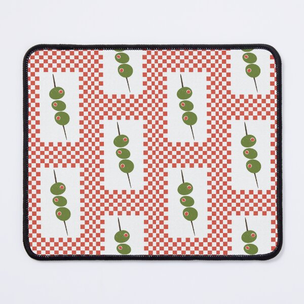Item preview, Green Olives Skewer Illustration, Cute Pimento Olive Design, Minimalist Food Art designed and sold by poppet103.