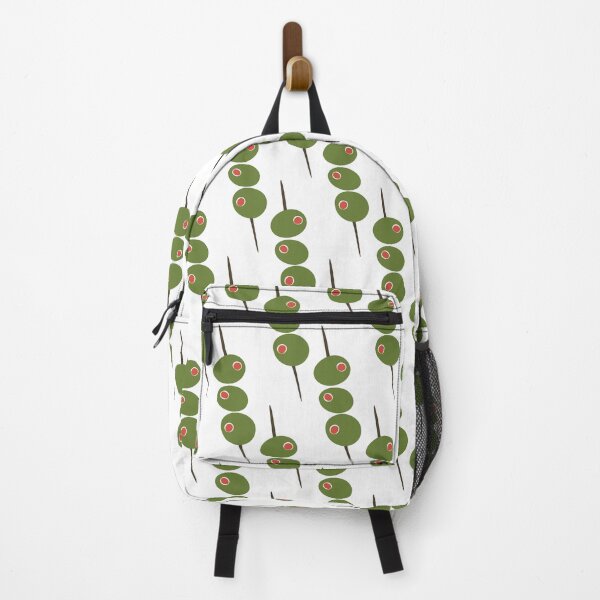 Item preview, Green Olives Skewer Illustration, Cute Pimento Olive Design, Minimalist Food Art designed and sold by poppet103.