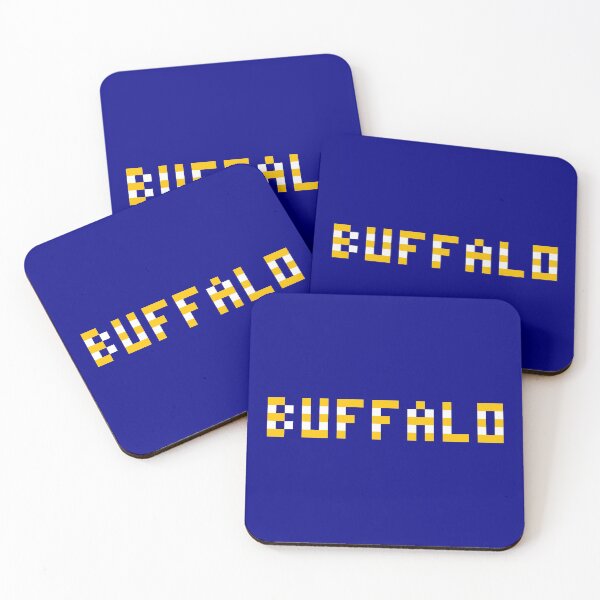 Item preview, Pixel NHL Retro Buffalo 1996 Blue Jersey Colors designed and sold by gkillerb.