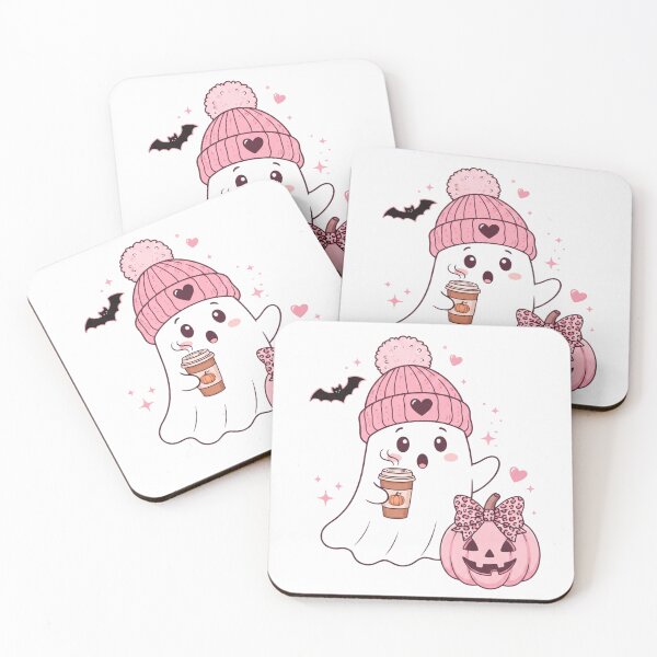 Item preview, Adorable Ghost with Pumpkin designed and sold by pintartipuduran.