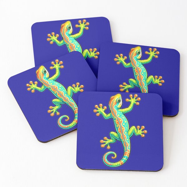Item preview, Tropical Lizard with bright colors designed and sold by shorethings.