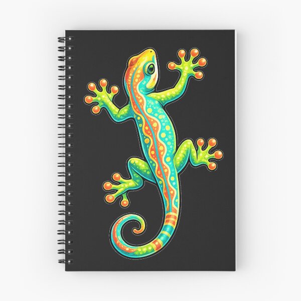 Item preview, Tropical Lizard with bright colors designed and sold by shorethings.