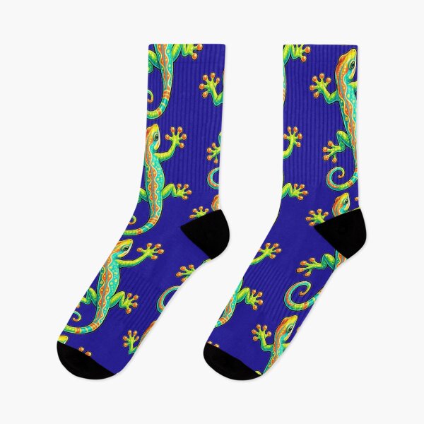 Item preview, Tropical Lizard with bright colors designed and sold by shorethings.