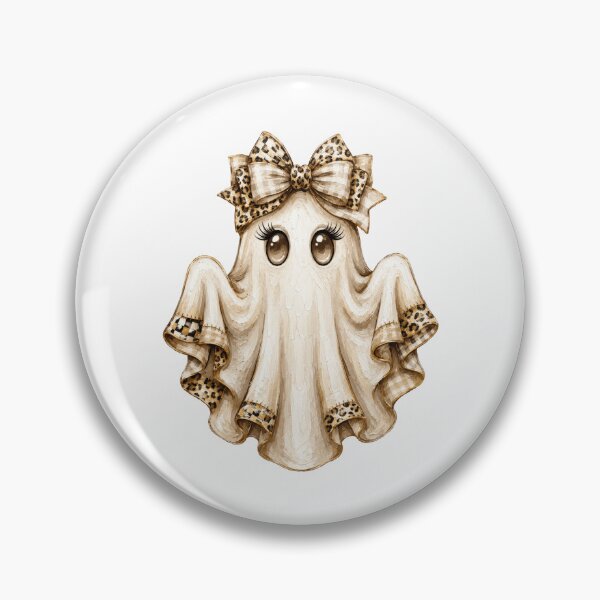 Item preview, Cute Ghost with a Bow designed and sold by pintartipuduran.