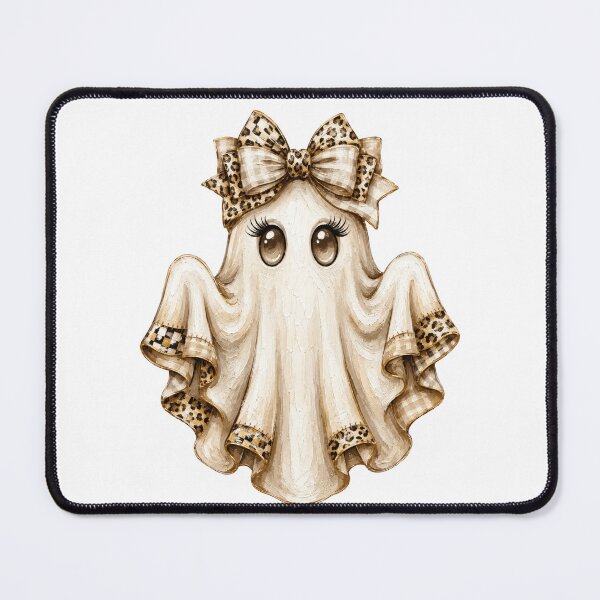 Item preview, Cute Ghost with a Bow designed and sold by pintartipuduran.