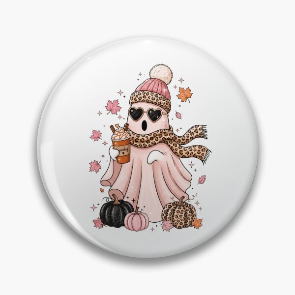 Item preview, Stylish Ghost with Winter Accessories designed and sold by pintartipuduran.