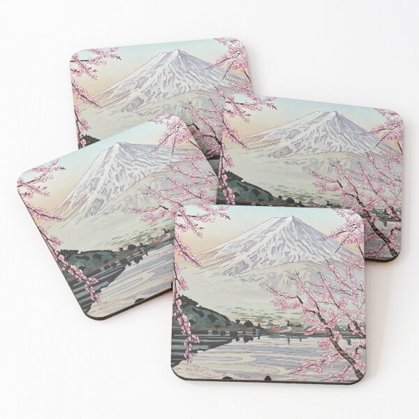 Item preview, Cat with Mt. Fuji view from Lake Kawaguchi designed and sold by PurrfectHome.