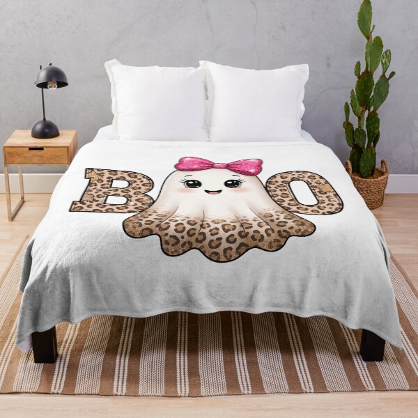 Item preview, Cute Leopard Ghost with Bow designed and sold by pintartipuduran.