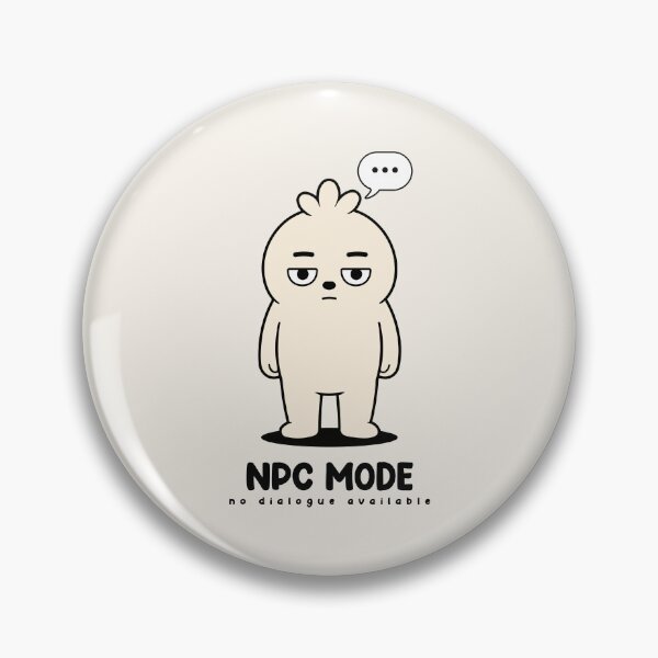 Item preview, NPC Mode | Emotionally Offline Meme designed and sold by Zerhof.