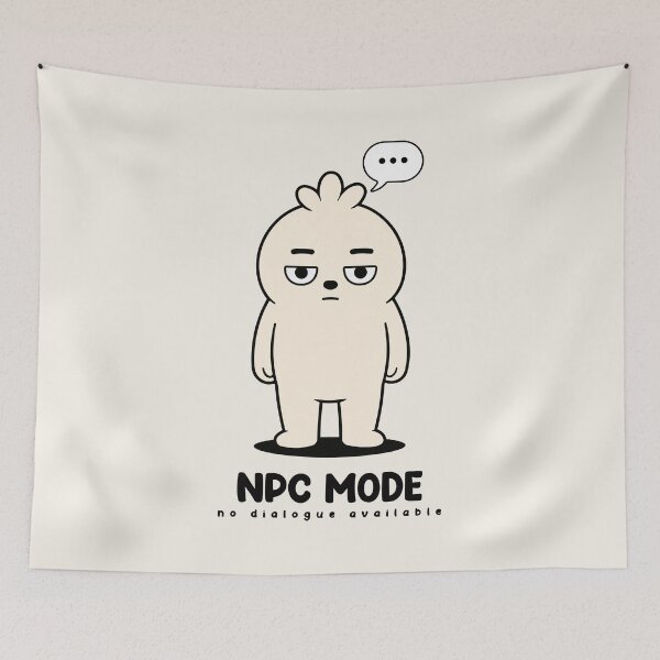 Item preview, NPC Mode | Emotionally Offline Meme designed and sold by Zerhof.