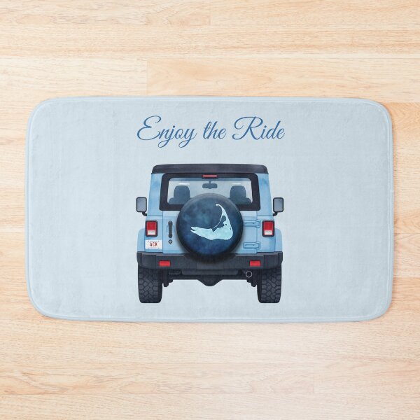 Item preview, Enjoy the Ride Nantucket Blue Car designed and sold by Coastal Joy.