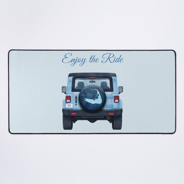 Item preview, Enjoy the Ride Nantucket Blue Car designed and sold by Coastal Joy.