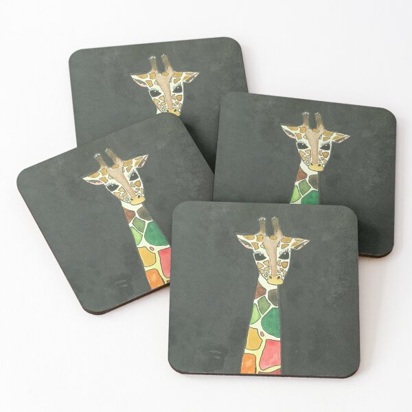 Item preview, colorful giraffe designed and sold by SEAutiful.