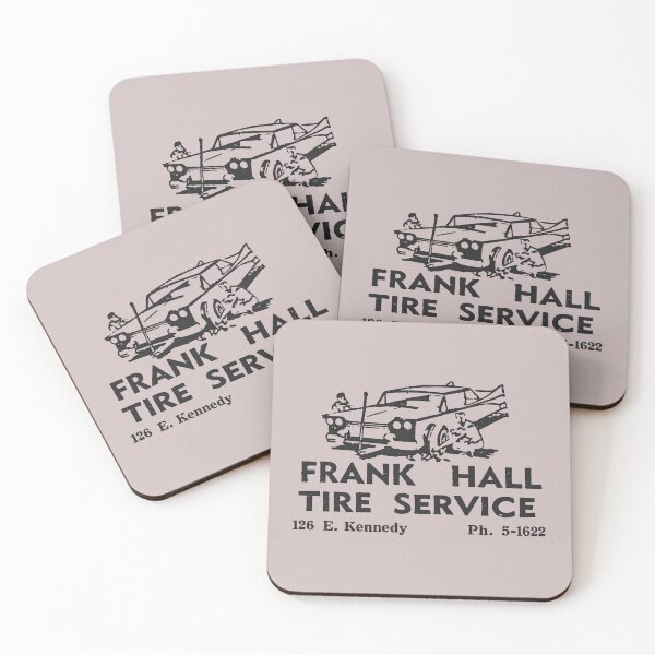 Item preview, Frank Hall Tire Service Spartanburg Dark Print designed and sold by Collectology.