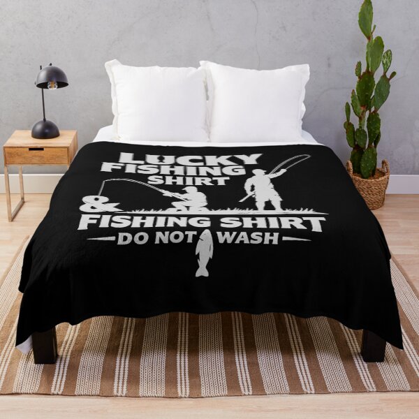 Item preview, Lucky Fishing Shirt Do Not Wash,Funny Fishing designed and sold by CloudyPress.