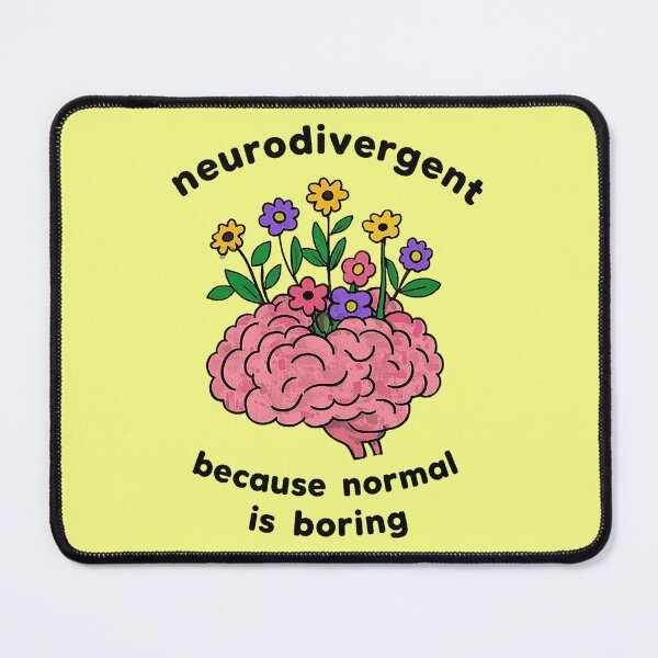 Item preview, Neurodivergent Brain With Flowers designed and sold by butterflies-new.